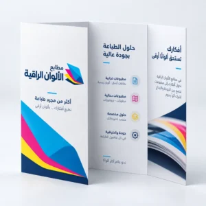 مطويات مخصصة بشعارك
