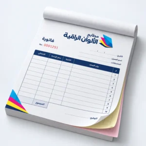 دفاتر فواتير مخصصة بشعارك