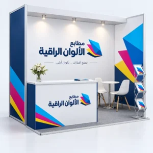 تجهيزات أجنحة المعارض مخصصة بشعارك